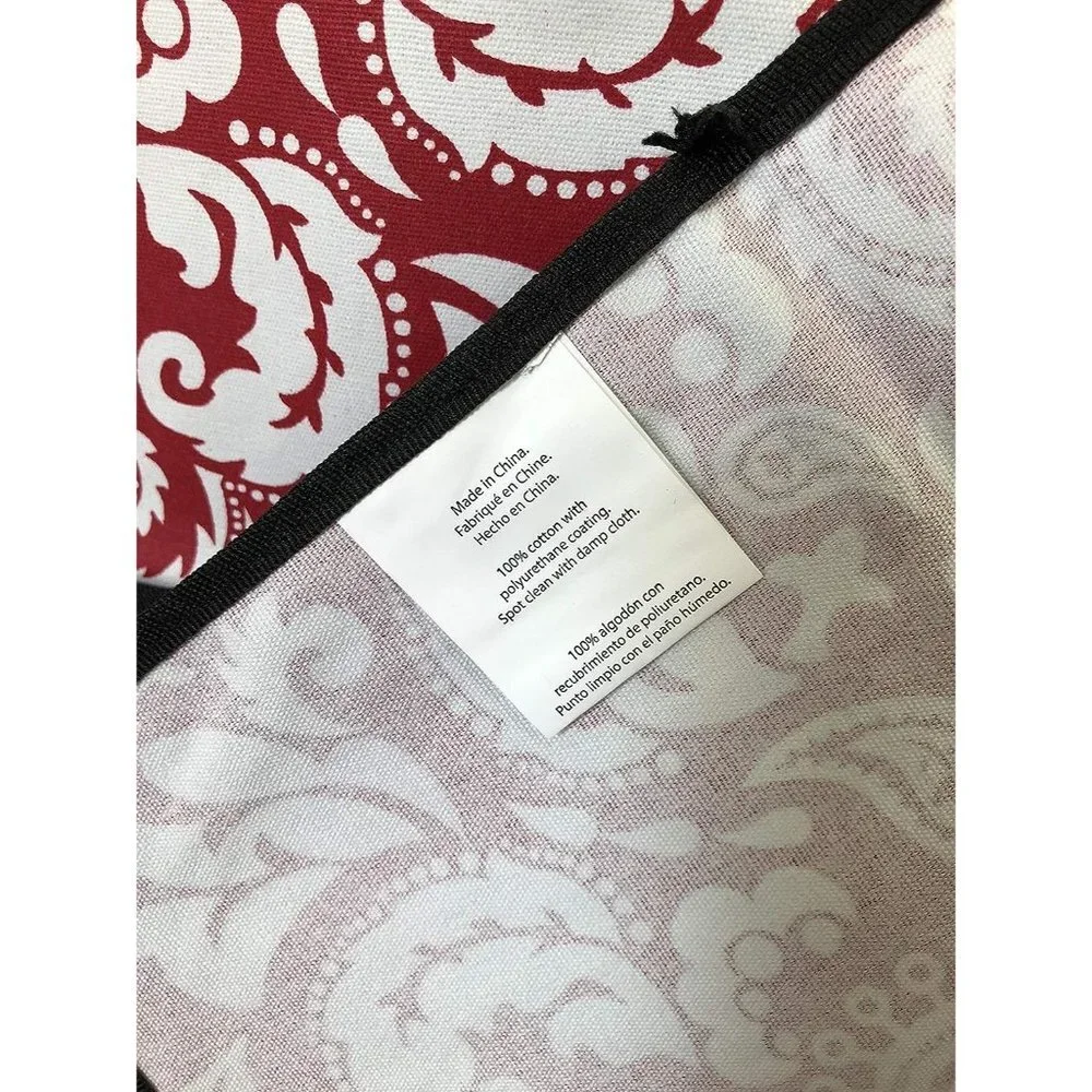 Nibble and Dribble Adult Clothing Protector - Mod Damask Red
